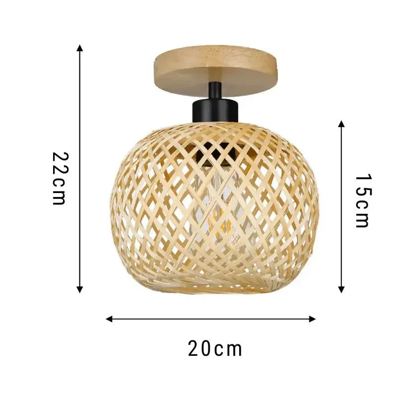 Bamboo Ceiling Light