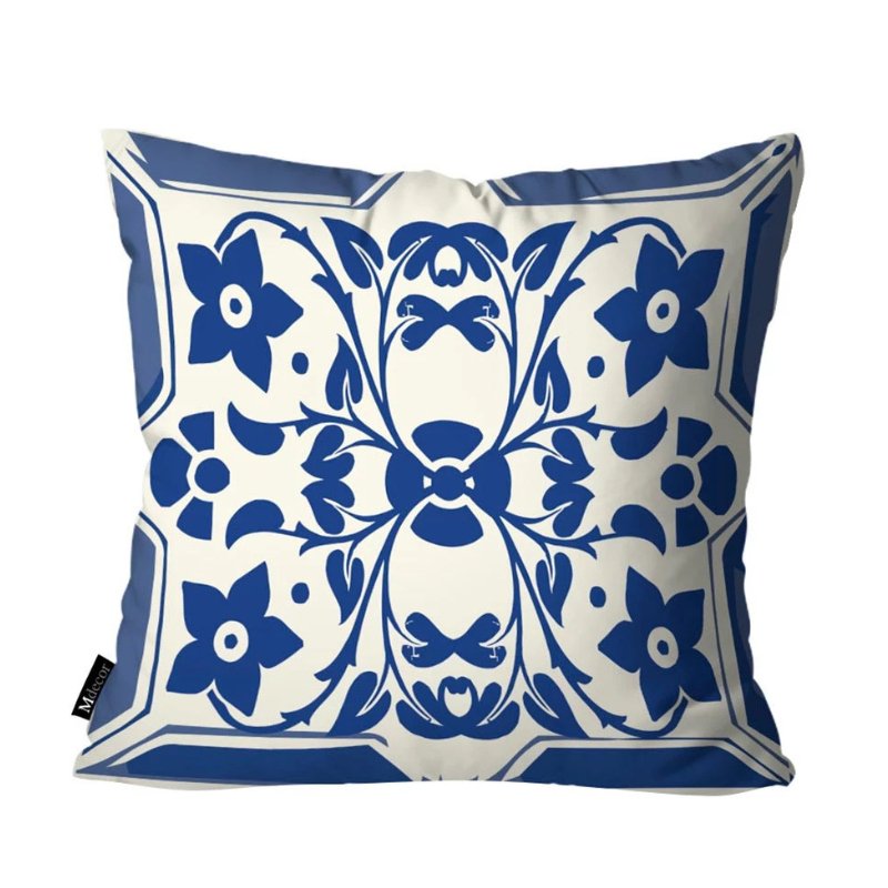 Conjunto 4 Capas para Almofadas Portuguesas Azul