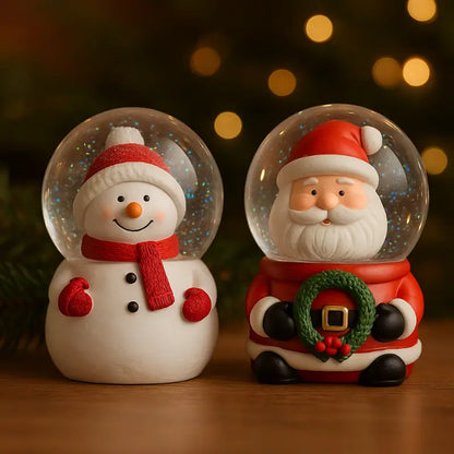 Decoração de Natal Globo de Neve em Vidro