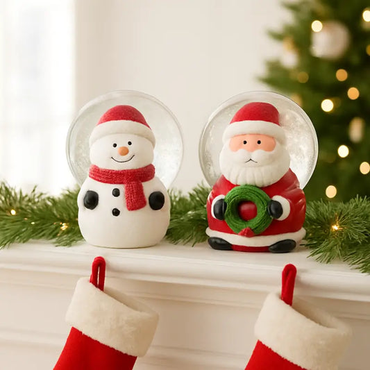 Decoração de Natal Globo de Neve em Vidro