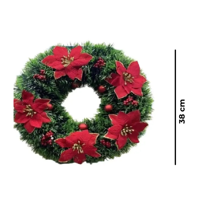 Enfeite de Natal Guirlanda 38cm