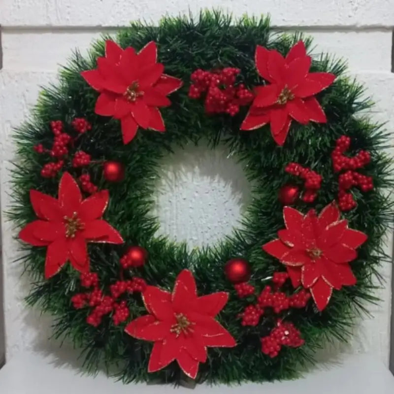 Enfeite de Natal Guirlanda 38cm