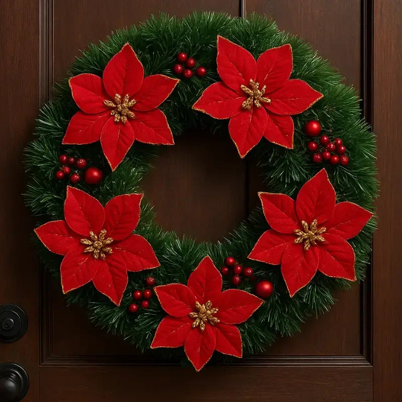 Enfeite de Natal Guirlanda 38cm