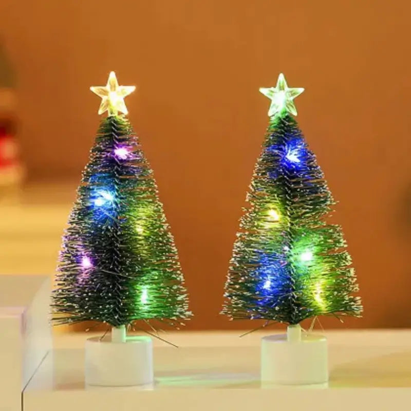 Enfeite de Natal Mini Árvore com LED