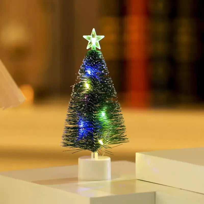Enfeite de Natal Mini Árvore com LED