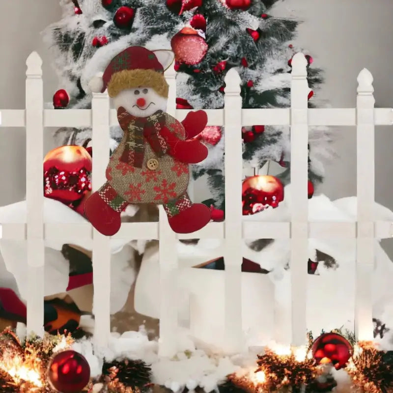 Enfeites de Natal em Pelúcia 6 peças