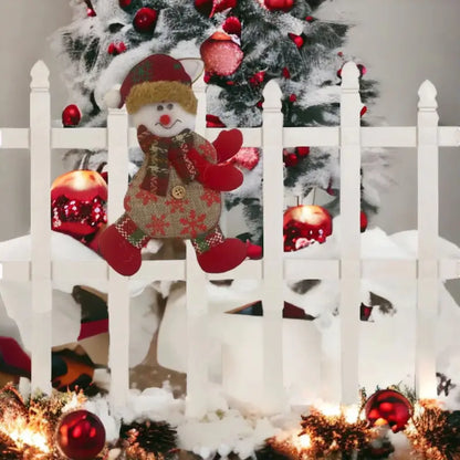 Enfeites de Natal em Pelúcia 6 peças