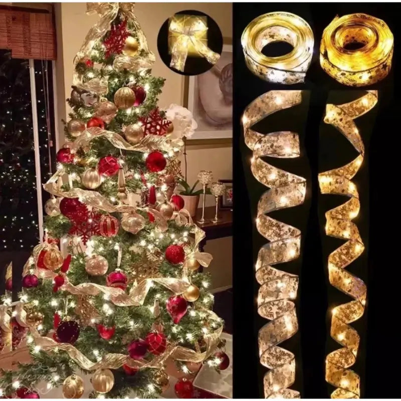 Fita Led Decorativa de Árvore de Natal 10 metros