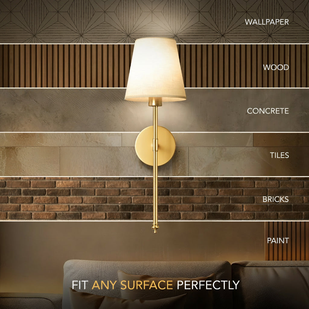 (Buy 1 Get 2) Wireless Wall Sconces Aurelia Noire