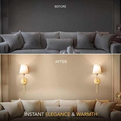 (Buy 1 Get 2) Wireless Wall Sconces Aurelia Noire