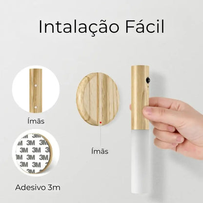 Luminária de Parede Inteligente Com Sensor de Movimento
