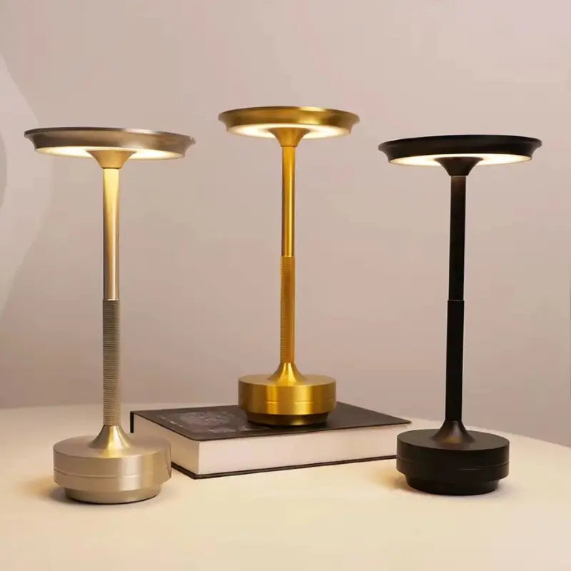Luminária de Mesa LED Sem Fio 3 Tons de Luz