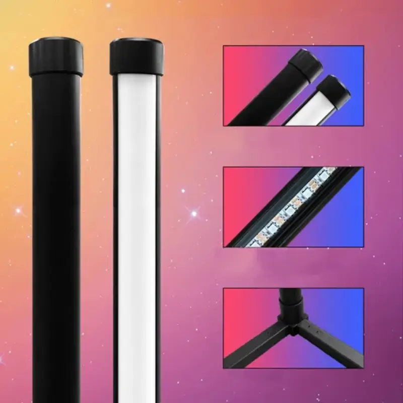 Luminária de Chão Barra Led RGB com Controle Remoto