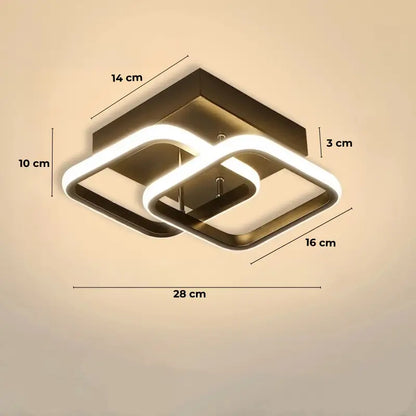 Modern Dual‑Voltage LED Ceiling Light