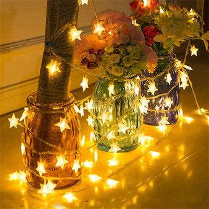 Pisca Pisca Estrela LED 20 Luzes 4 Metros para Decoração de Natal