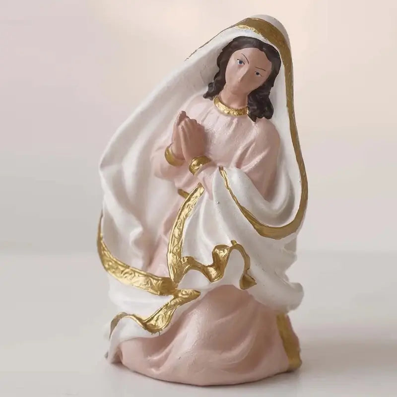 Presépio de Natal Completo 14 Peças 23cm Inquebrável