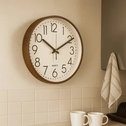 Relógio de Parede Estilo Clássico Sofisticado