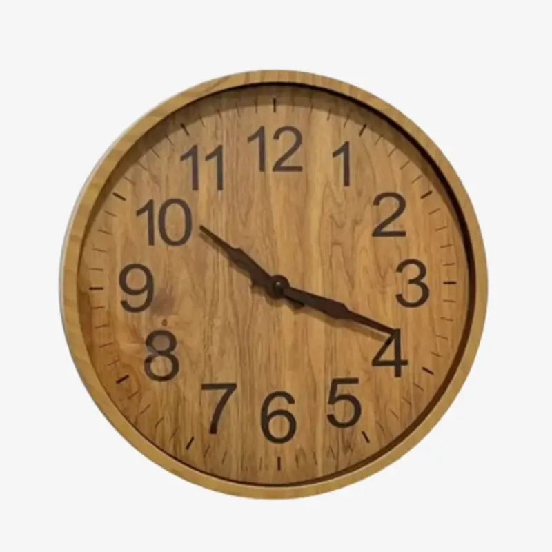 Relógio de Parede Moderno Wooden 30cm