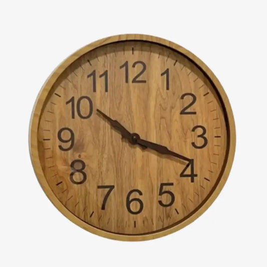 Relógio de Parede Moderno Wooden 30cm