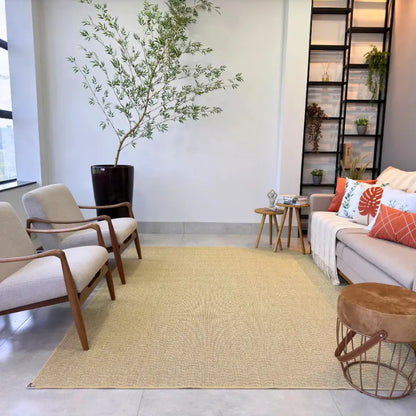 Tapete Sisal para Sala Antiderrapante 150x200cm