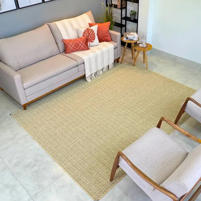 Tapete Sisal para Sala Antiderrapante 250x200cm