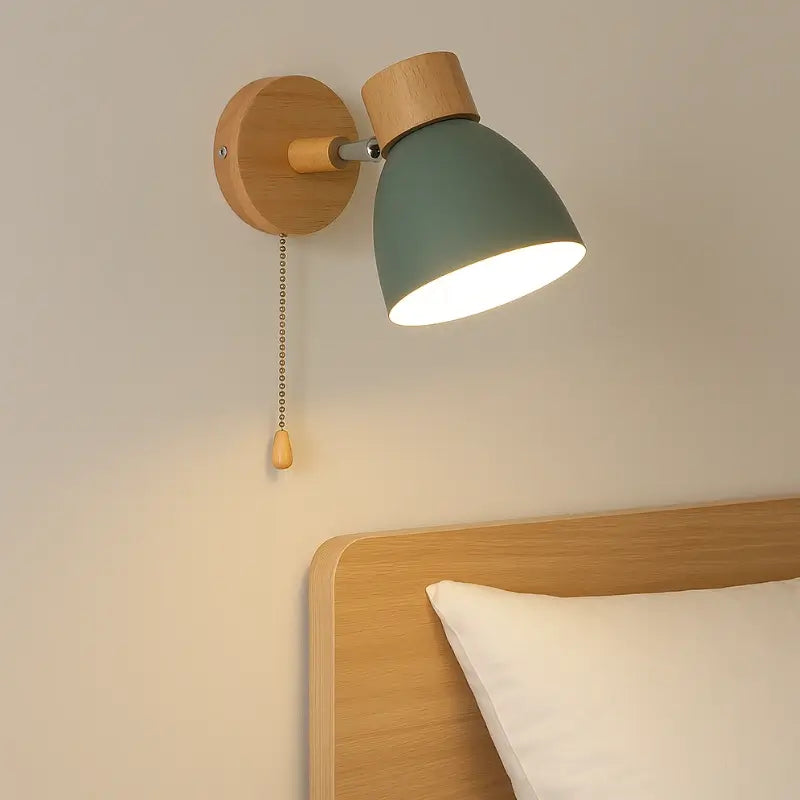 Aplique de Pared de Madera