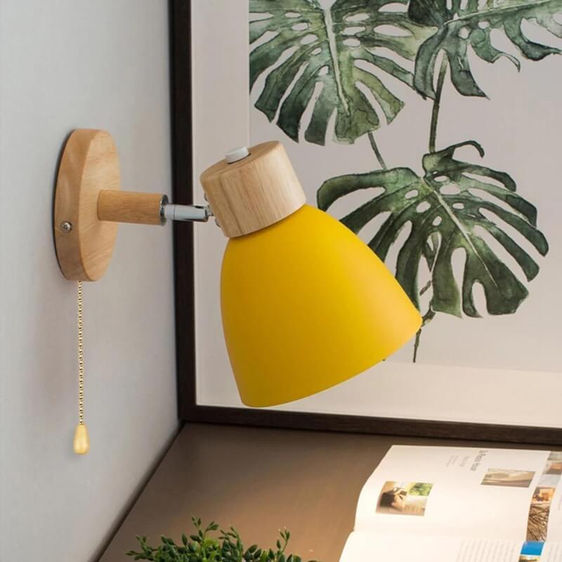 Aplique de Pared de Madera