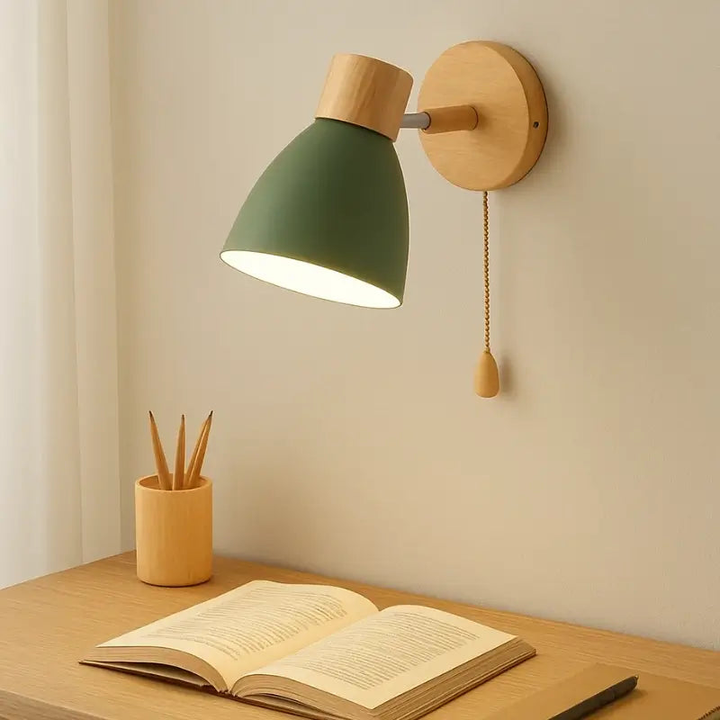 Aplique de Pared de Madera