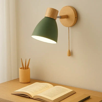 Aplique de Pared de Madera