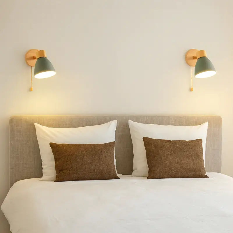Aplique de Pared de Madera