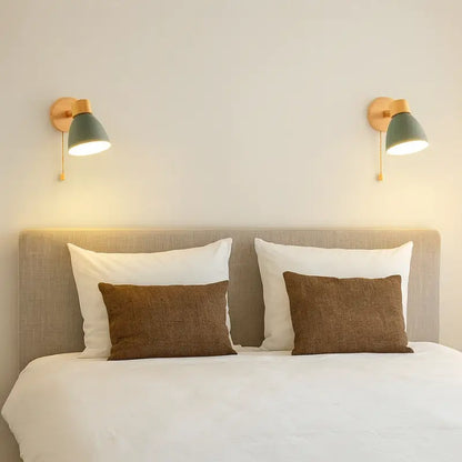 Aplique de Pared de Madera