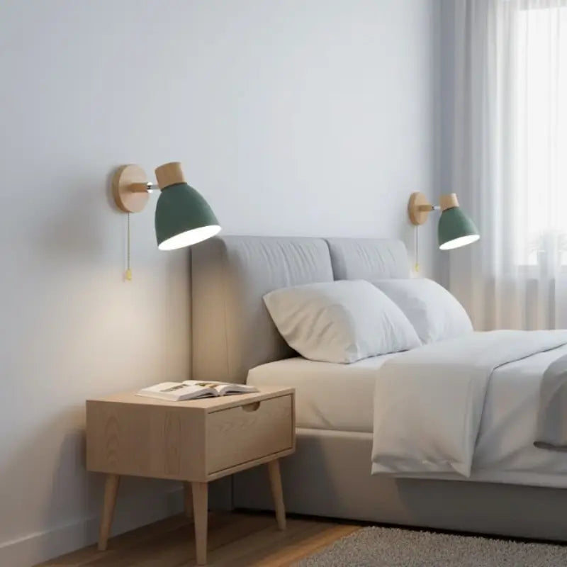 Aplique de Pared de Madera