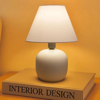 Abajur de Mesa Para Quarto em Cerâmica Bivolt