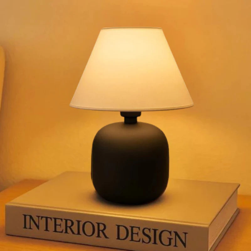 Abajur de Mesa Para Quarto em Cerâmica Bivolt