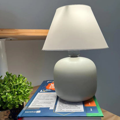 Abajur de Mesa Para Quarto em Cerâmica Bivolt