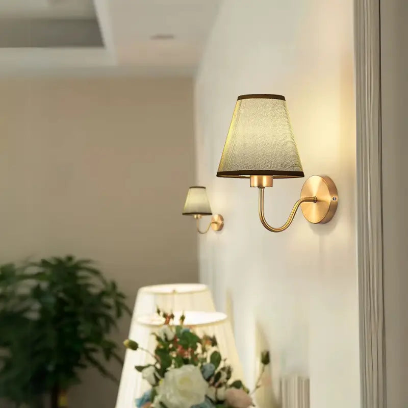 Arandela de Parede Estilo Abajur Vintage