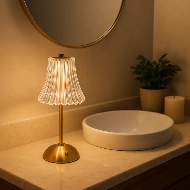 Luminária de Mesa Sem Fio Abajur Elegance