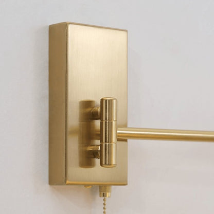 Arandela de Parede Articulada Retrô dourada