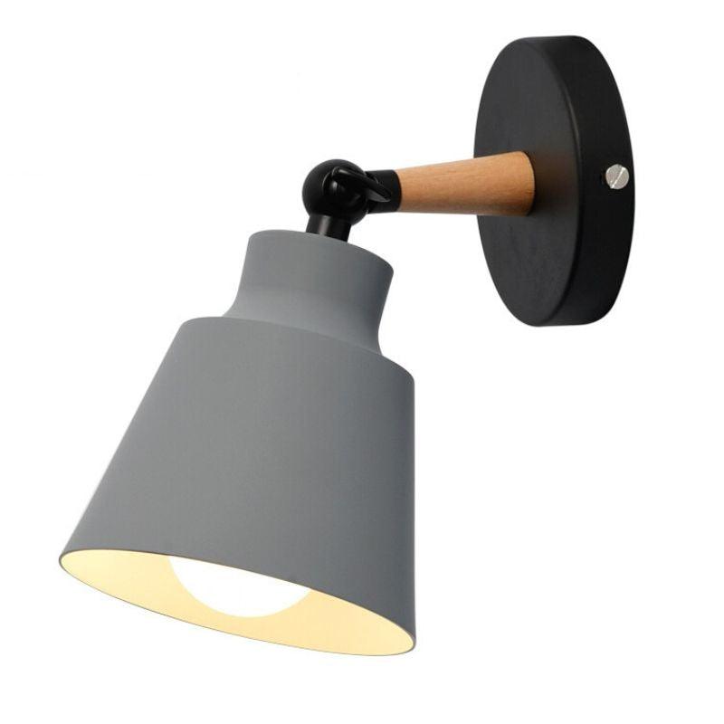 Arandela de Parede Regulável Nórdica com Lâmpada