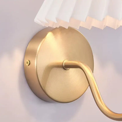 Arandela de Parede Plissada Vintage