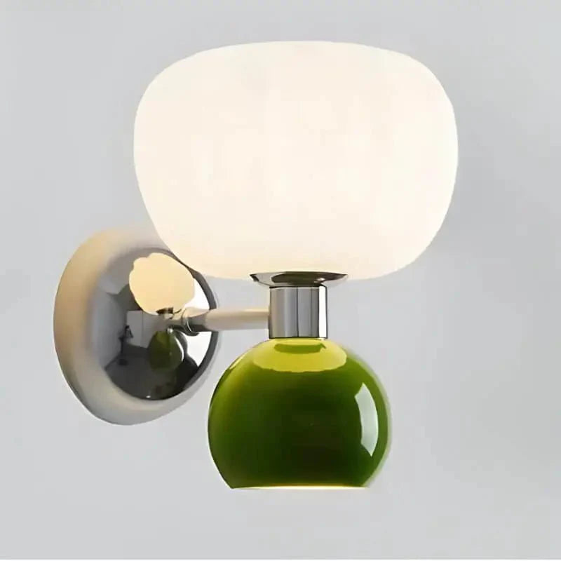 Arandela Dupla Interna e Decorativa Estilo Abóbora