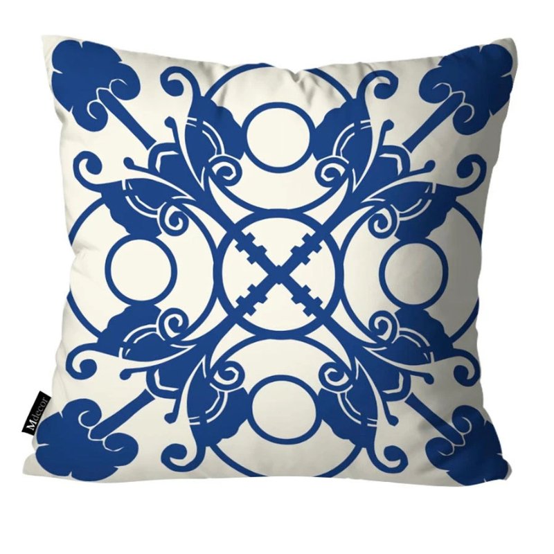 Conjunto 4 Capas para Almofadas Portuguesas Azul