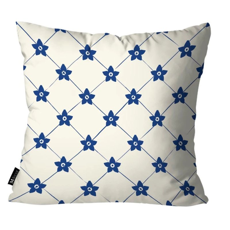 Conjunto 4 Capas para Almofadas Portuguesas Azul