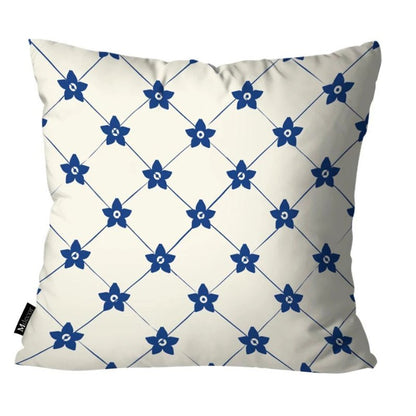 Conjunto 4 Capas para Almofadas Portuguesas Azul