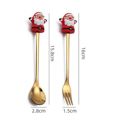 Conjunto de Talheres Decorativos Natal