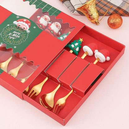 Conjunto de Talheres Decorativos Natal