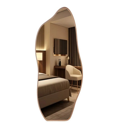 Espelho Grande Orgânico com Moldura 150x60cm