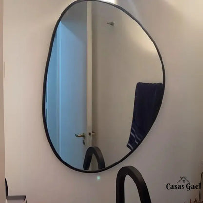 Espelho Orgânico com Moldura