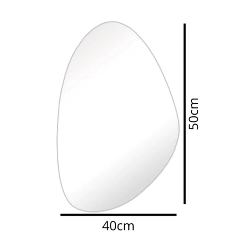 Espelho para Banheiro Orgânico com LED bivolt