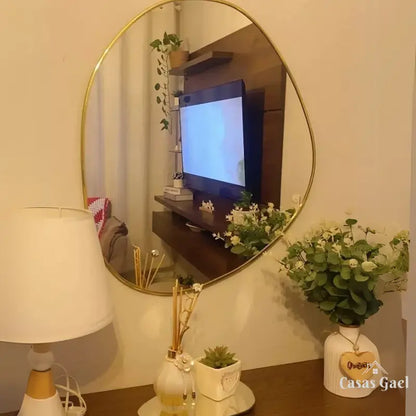 Espelho Orgânico com Moldura